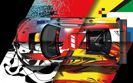 Audi viste de gala a los R8 LMS con los que buscará su quinta conquista en las 24 Horas de Spa