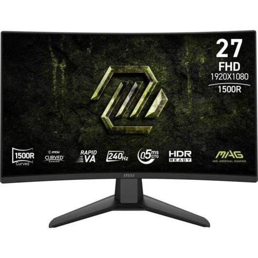 Monitor MSI MAG 274CF X24 27" FullHD 240Hz Rapid IPS Curvo 0,5ms FreeSync Premium HDR