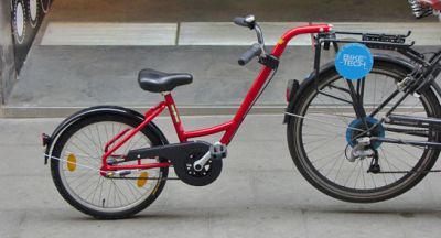 Add + Bike: media bici infantil acoplada en la del adulto