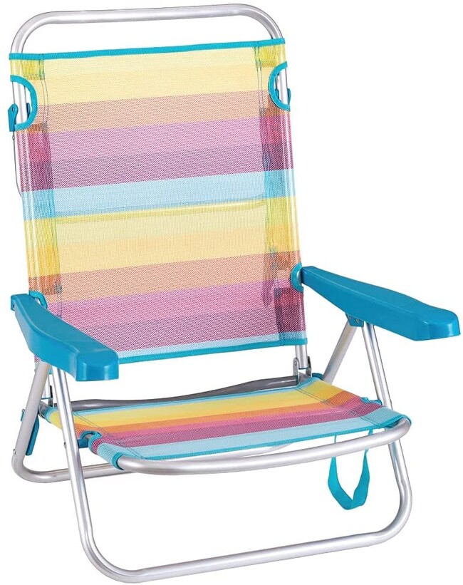 Sillas plegables con las que pasar el día en la playa como una