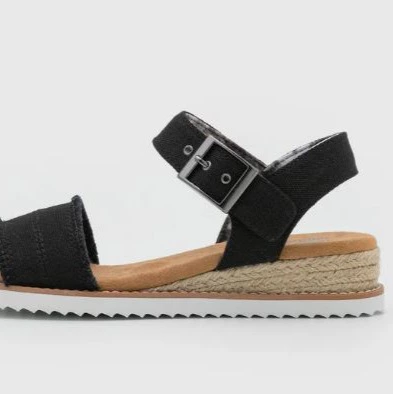 Skechers Wide Fit
DESERT KISS - Sandalias de cuña - negro