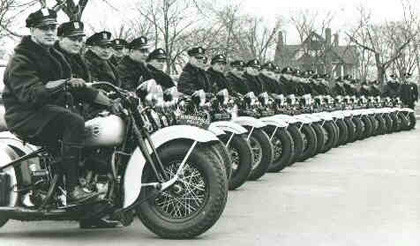 Harley Davidson Flathead UH policía