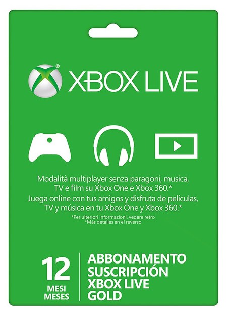 Suscripción Xbox Live Gold de 12 meses por 36,29 euros con este cupón