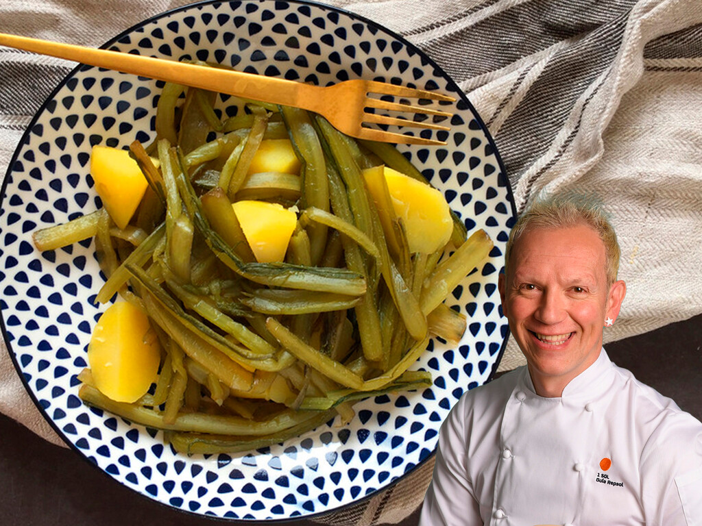 Toño Rodríguez, chef Michelin: “El error más común para hacer las judías, acelgas o borrajas es lavarlas antes de cocinarlas”