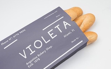 Más que adorable en packaging de Violeta Bakery Shop en Buenos Aires