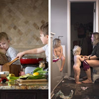 Las fotografías que muestran cómo es realmente el día de una madre