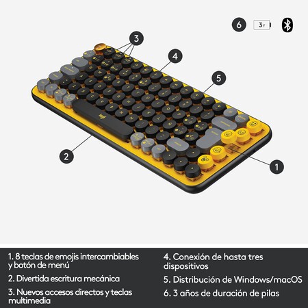 Teclado Logitech Pop Keys
