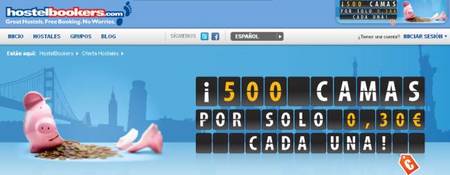 ¡500 habitaciones a 0,30 euros! en HostelBookers