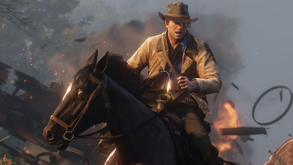 Tras tantos años, acabo de descubrir que en Red Dead Redemption 2 hay un zumbado que se cree el rey del bosque 