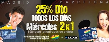 40 el musical: todos los días 25% y los miércoles 2x1 con la tarjeta 40 Principales