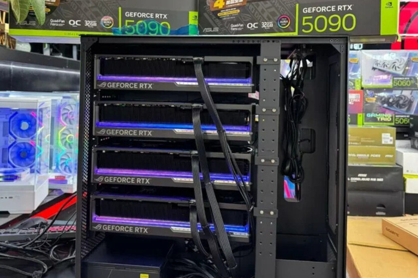 Gastó 13.000 euros en un PC Gaming con 4 RTX 4090. Ahora tiene un ordenador espectacular, carísimo y, además, inútil