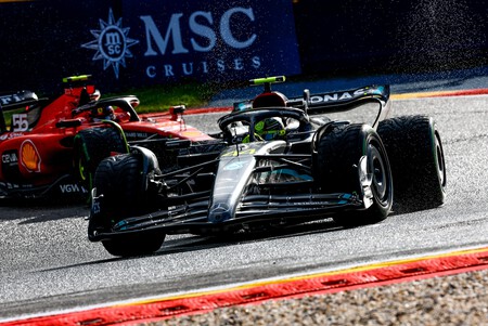 Hamilton Sainz Spa F1 2023