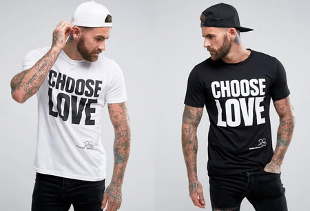 'Choose Love', la camiseta solidaria de Katharine Hamnett, Help Refugees y Asos