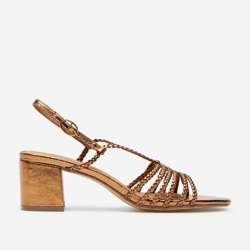 Sandalia tacón tenzas

