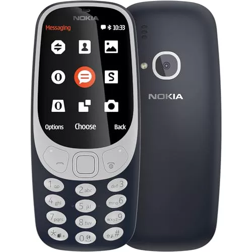 Nokia 3310 Dual SIM - Teléfono Móvil Retro, color Azul Oscuro - versión 2017