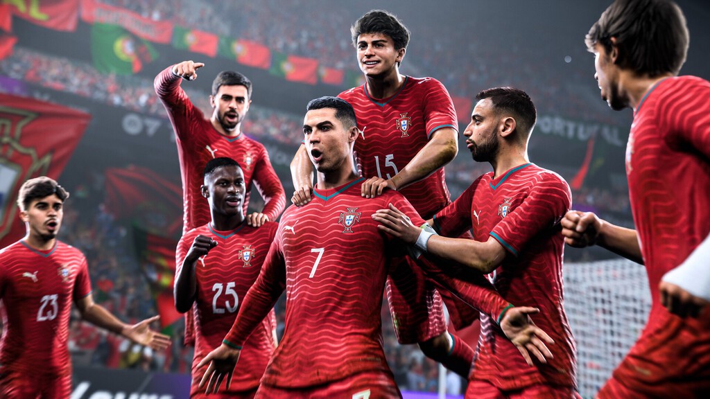 Jugador de fútbol en EA Sports FC 26
