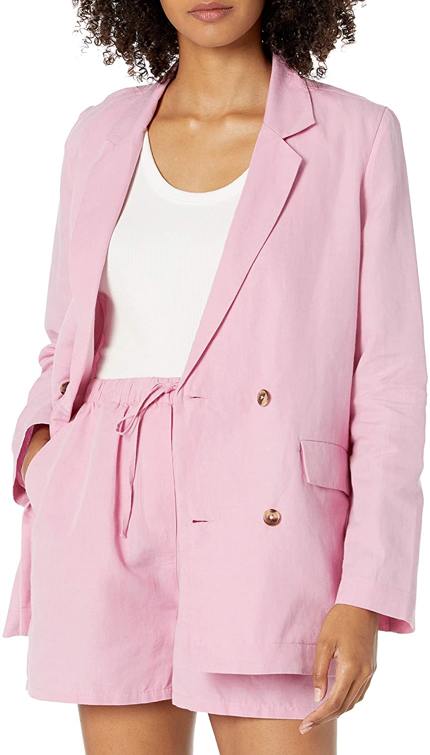 The Drop Irene Blazer Suelto Cruzado Blazers-and-Sports-Jackets Mujer