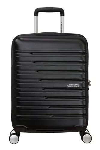 American Tourister Flashline - Spinner S, Hand Luggage, 55 cm, 34 L, Black (Shadow Black)