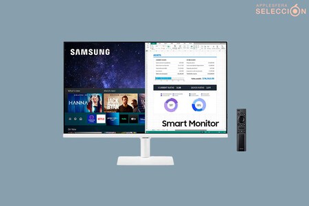 Este monitor "inteligente" de Samsung a 209 euros sirve para trabajar y entretenimiento: apps de Netflix, Apple TV y muchas más