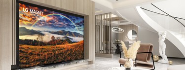 Las nuevas pantallas microLED de LG son cada vez más parecidas a una tele gigante: con 118", sonido y webOS integrados 