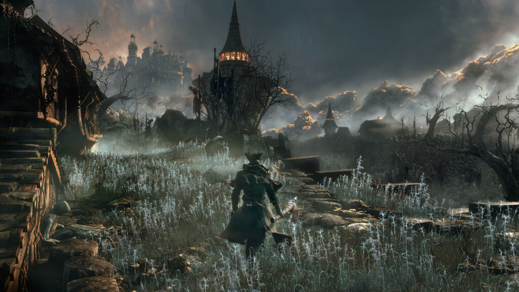 El diseño de niveles de Bloodborne fue tan magistral que podías ver Yharnam desde el lugar más inesperado del DLC Antiguos Cazadores 