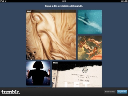 Tumblr actualiza su aplicación oficial para iOS adaptándose por fin a las pantallas del iPad