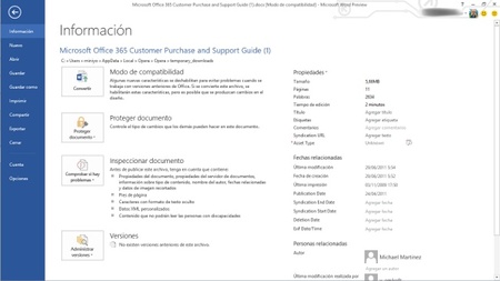 Office 2013, a medio camino entre el manejo táctil y el escritorio clásico