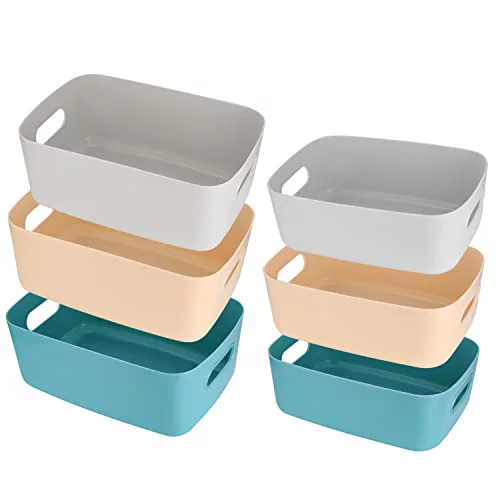 Pack x6 cajas de almacenaje para cajones