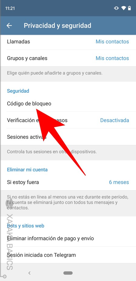 Codigo De Bloqueo