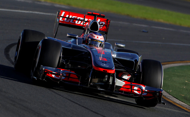 Jenson Button McLaren Australia 2012