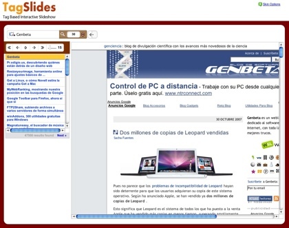TagSlides, metabuscador de contenidos por etiquetas
