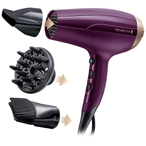 Remington Secador Pelo Iónico ligero, más volumen Your Style 2300W, difusor, concentrador, potenciador volumen