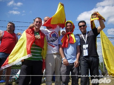 Españoles en Assen 2010