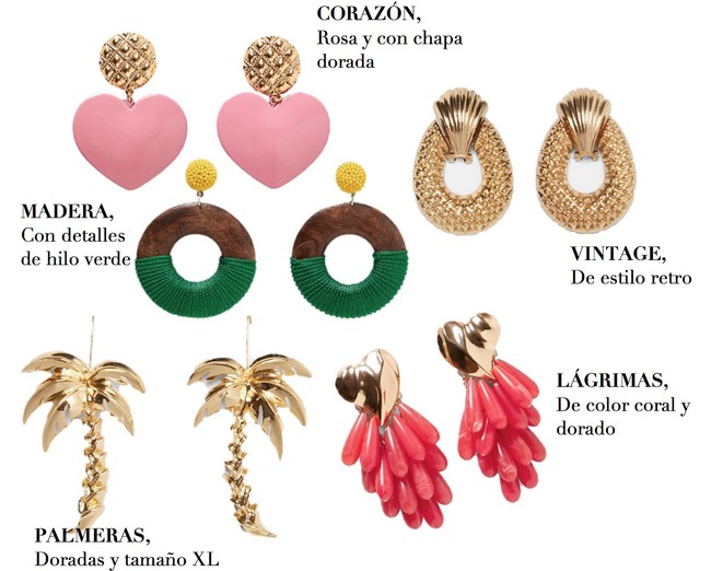 Pendientes Zara