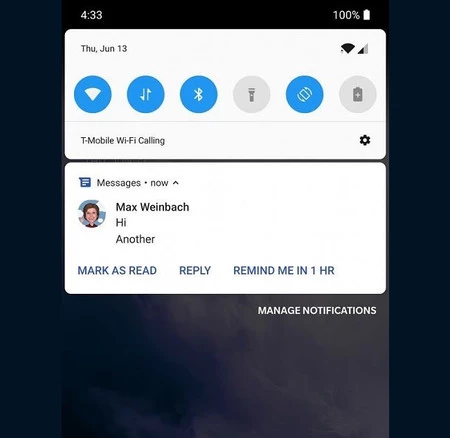 リマインダー回答