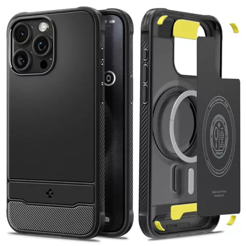 Spigen Rugged Armor MagFit ケース iPhone 15 Pro 用