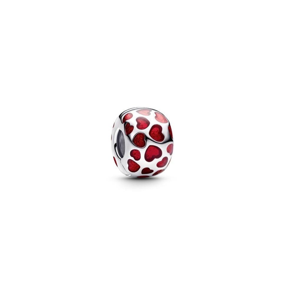 PANDORA
Charm en plata de ley de Clip Redondo Corazones