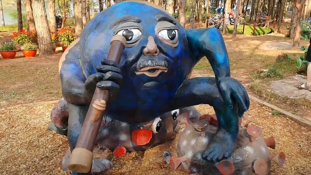Hay parques temáticos con malas temáticas y luego está este de Vietnam, que se lo dedicó al Covid-19