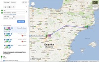 Google Maps: ahora integra la red de trenes de larga y media distancia de Renfe 