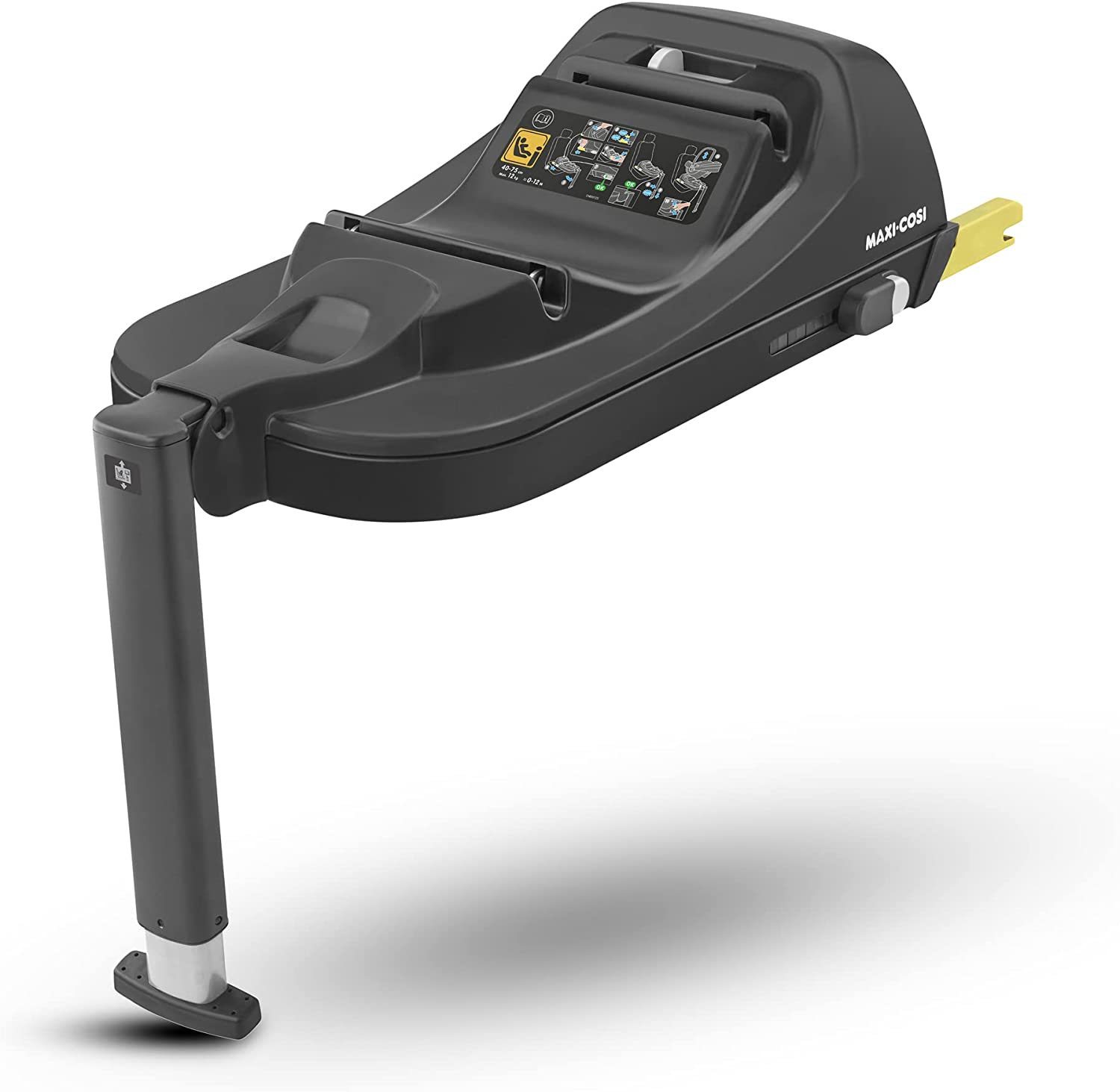 Maxi-Cosi Base Isofix Maxi-Cosi Cabriofix i-Size, Base isofix silla de coche Grupo 0+ para bebés recién nacidos desde 40 hasta 75 cm, negro