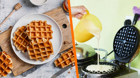 La receta más sencilla para hacer waffles sin máquina, ideal para preparar un desayuno fácil y esponjoso