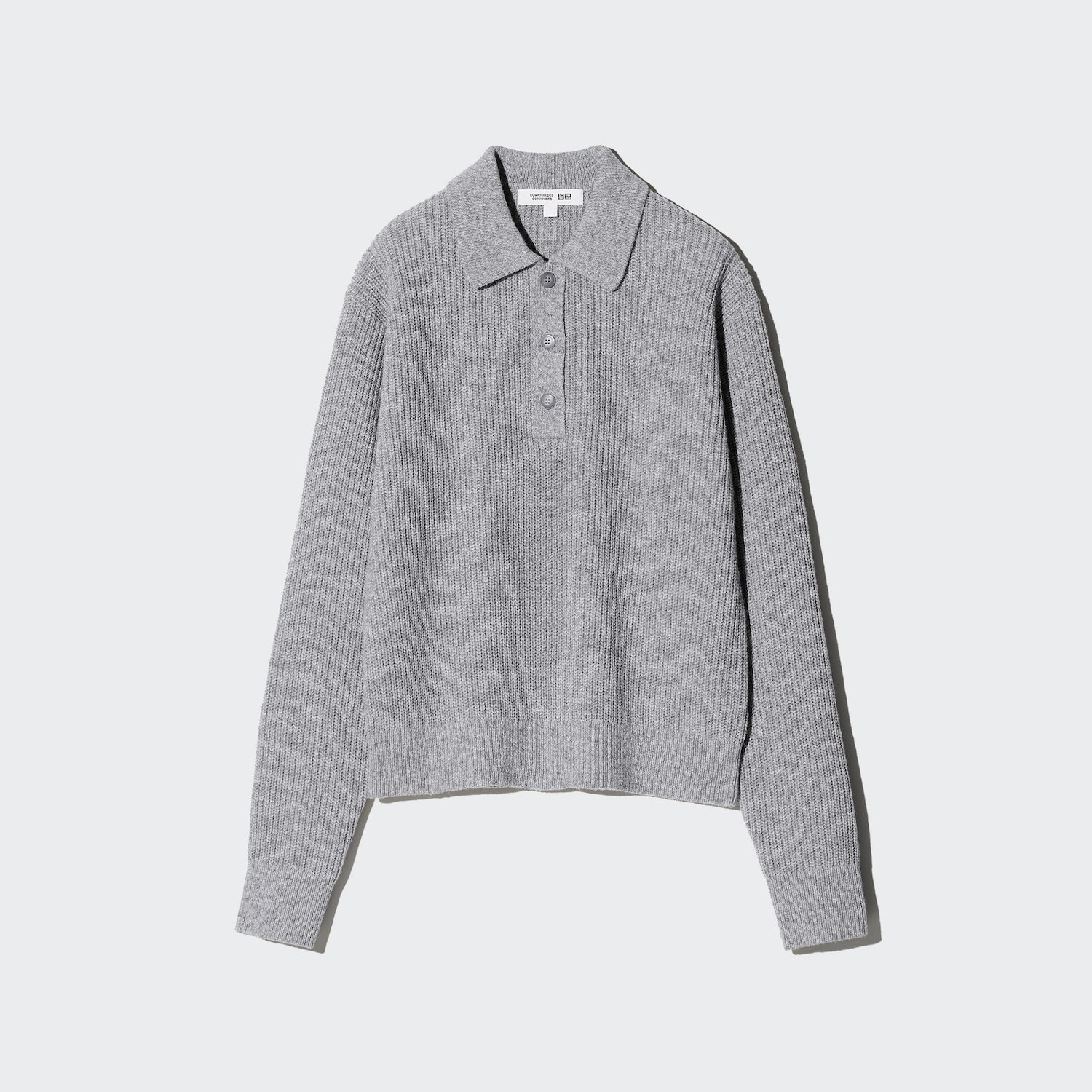 Jersey lana mezcla cuello polo