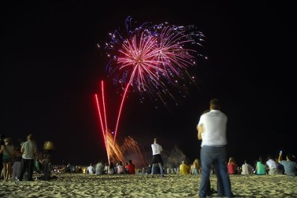 Como fotografiar fuegos artificiales