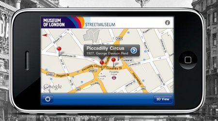 Streetmuseum, aplicación de realidad aumentada con fotos históricas de Londres