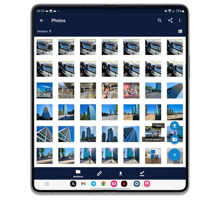 ownCloud と同期されたギャラリー ビュー