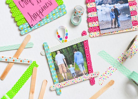 Craft Stick Photo Frames 7