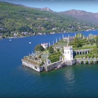 Isola Bella, la isla más bonita de Italia a vista de dron