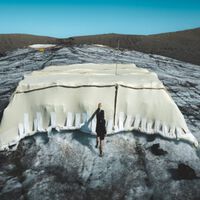 Parece una cobija gigante, pero está sobre un glaciar. Suiza descubrió que la lana puede proteger el hielo