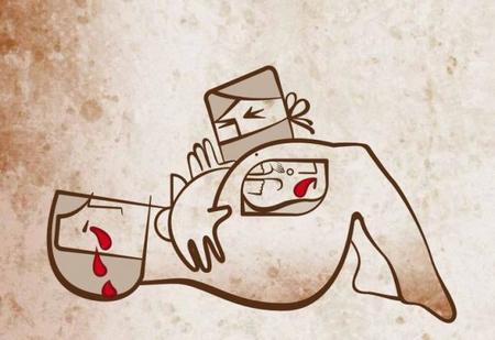 La campaña "Stop Kristeller: cuestión de gravedad" muestra las consecuencias de que se te suban a la barriga en el parto