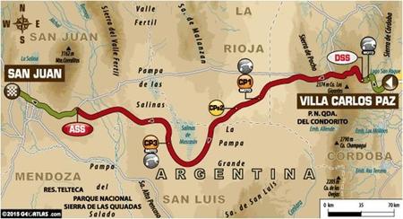 Recorrido Etapa2 Dakar2015